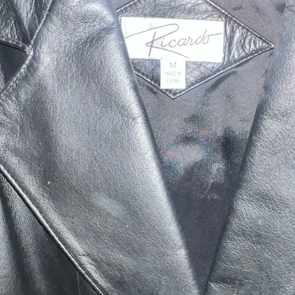 Ricardo genuine leather coat - Picture 2 of 5